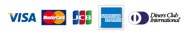 VISA/MasterCard/JCB/AMERICAN EXPRESS/Diners Club International
